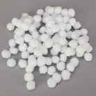 Fehér pompon 2cm 100db/csomag