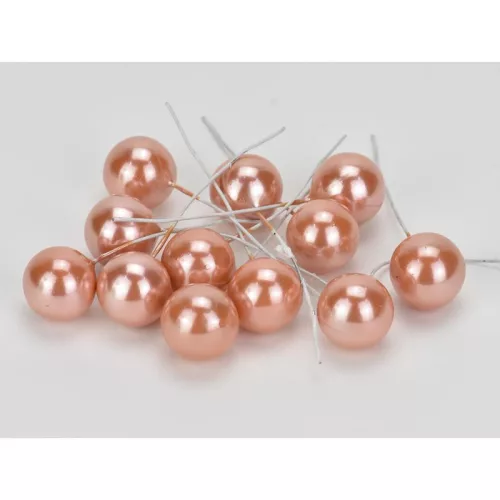 Barack gyöngyház bogyó nagy 12db/csomag