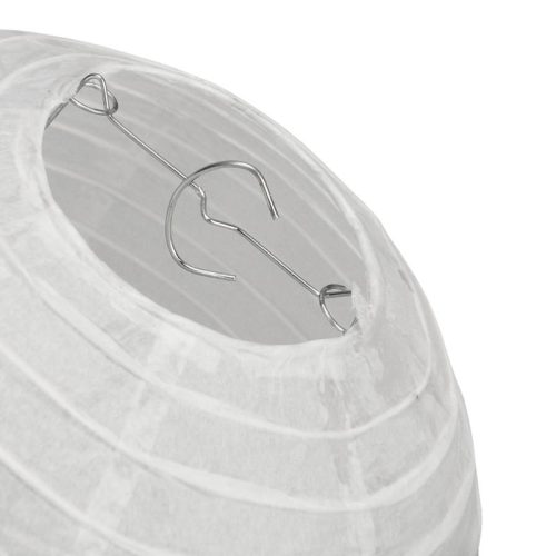 Papír lampion fehér 15cm