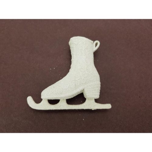 Csillámos korcsolya cipő dísz 3db/cs