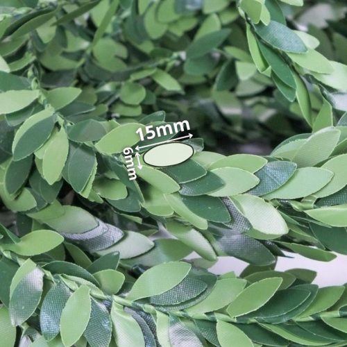 Dekorációs babérfüzér kislevelű 75m (10x7,5m)