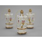 Körhinta kicsi fehér-arany 3db/dob