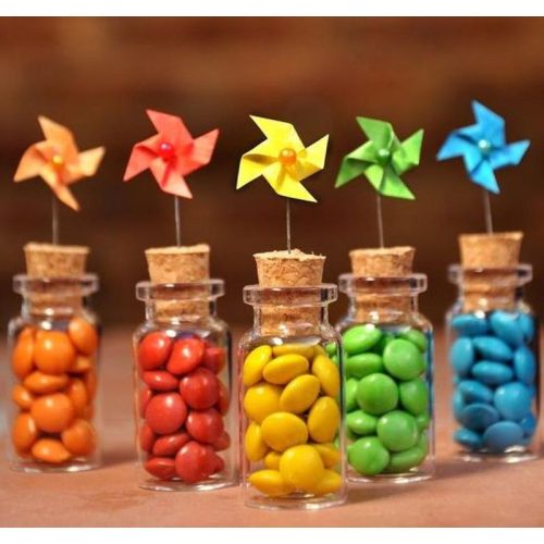 Üvegcse parafadugóval 2,4x1,3cm 10db/csomag