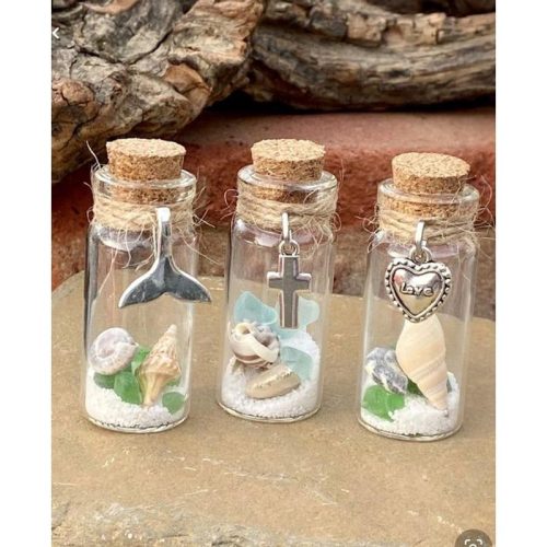 Üvegcse parafadugóval 3,2x1,3cm 20db/csomag