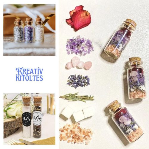 Üvegcse parafadugóval 4,5x1,5cm 20db/csomag