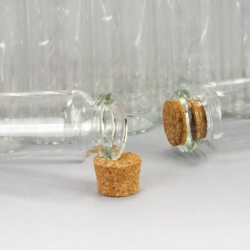 Üvegcse parafadugóval 7x2,2cm 20db/csomag