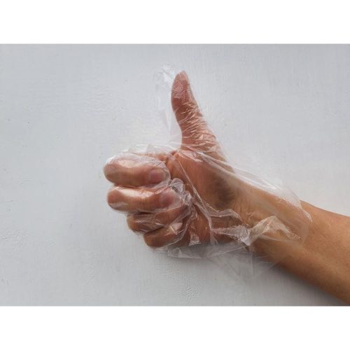 Eldobható fólia kesztyű 100db/cs
