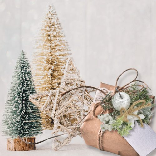 Téli pick - Köteles csilllámos ág almával