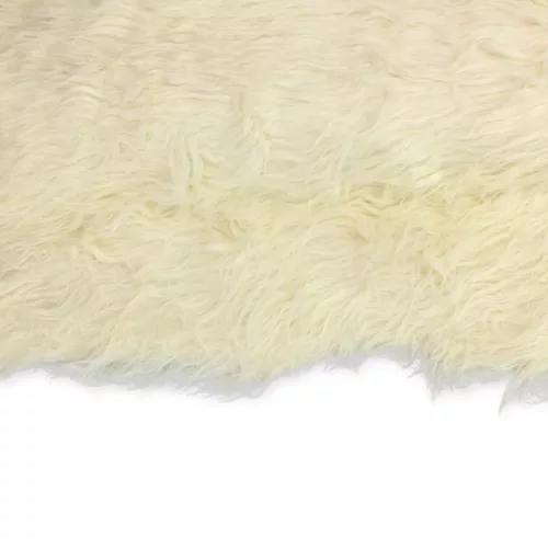 Kócos műszőrme krém 60cm x 1,8méter - OKOSÁR!