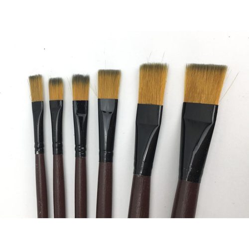 Decoupage ecset 6 részes barna 2-12