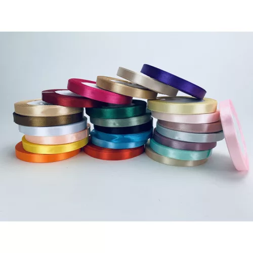 Bordó szatén szalag 1cm x 22méter