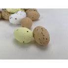 Festett polisztirol tojás természetes színek 2cm x 3cm 24db/csomag