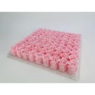 Illatos szappanrózsafej rózsaszín 81db/dob