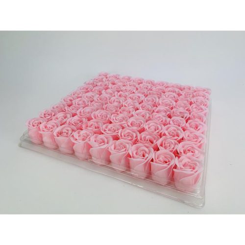 Illatos szappanrózsafej rózsaszín 81db/dob