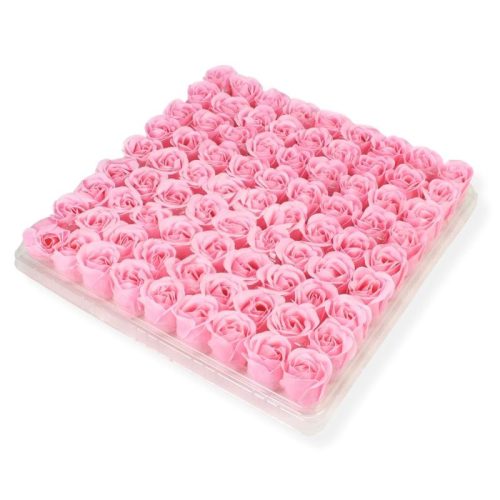 Illatos szappanrózsafej rózsaszín 81db/dob