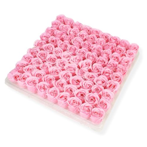Illatos szappanrózsafej rózsaszín 81db/dob