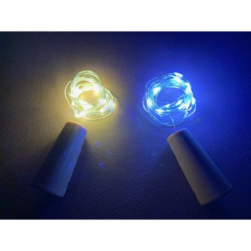 LED fényfüzér dugóval 20LED/2m - meleg fény 10db/cs - OKOS ÁR!