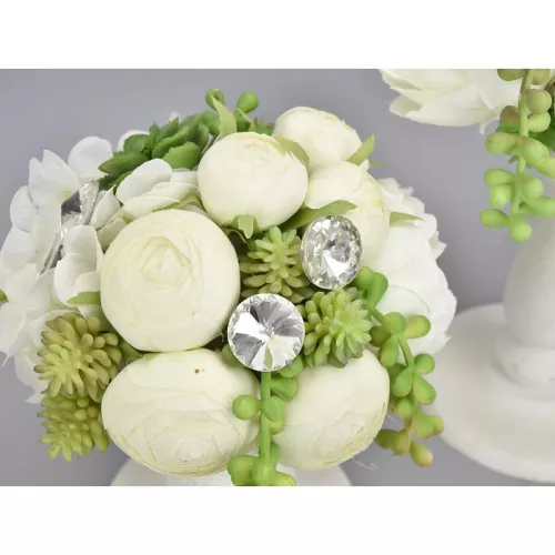 Kristály strassz rózsaszín 14mm 12db/csomag