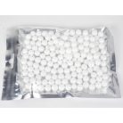 Polisztirol golyó MINI csillámos - FEHÉR