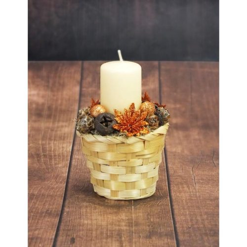 Polisztirol golyó MINI csillámos - ARANY