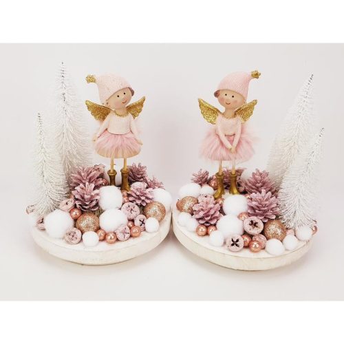 Polisztirol golyó MINI csillámos - ARANY