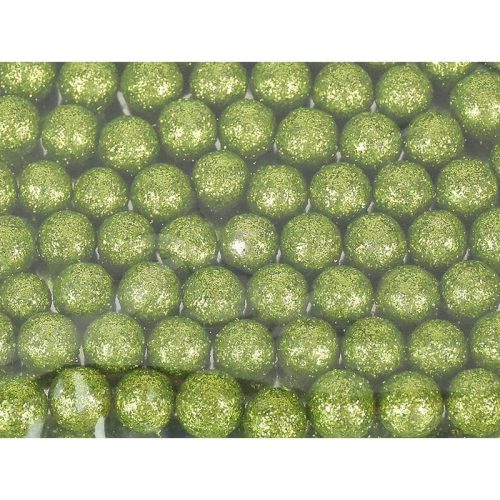 Polisztirol golyó kicsi csillámos - OLIVA