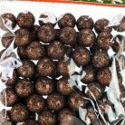 Polisztirol golyó kicsi csillámos - CSOKI