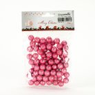 Polisztirol golyó kicsi csillámos - RÓZSASZÍN