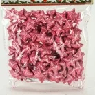 Polisztirol csillag kicsi csillámoss - RÓZSASZÍN