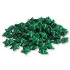 Polisztirol csillag kicsi csillámos - SÖTÉTZÖLD