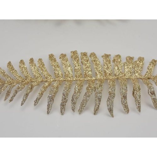 Páfrány levél csillámos pezsgő 12db/csomag