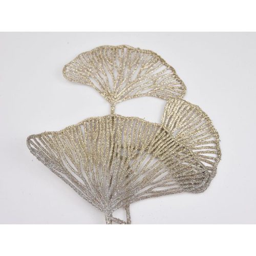 Gingko levél csillámos pezsgő 10db/csomag