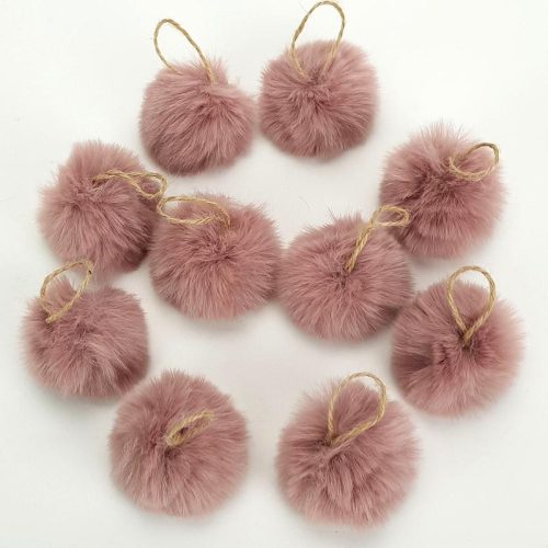 Pihe-puha szőrgombóc 6cm 10db/cs mályva