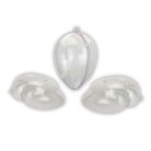 Szétválasztható műanyag tojás forma kicsi 5db/csom