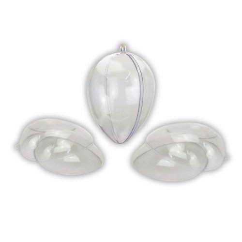 Szétválasztható műanyag tojás forma kicsi 5db/csom