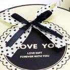 Pöttyös papírdoboz krém 3db/szett