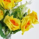 Rózsacsokor 10 fejes sárga