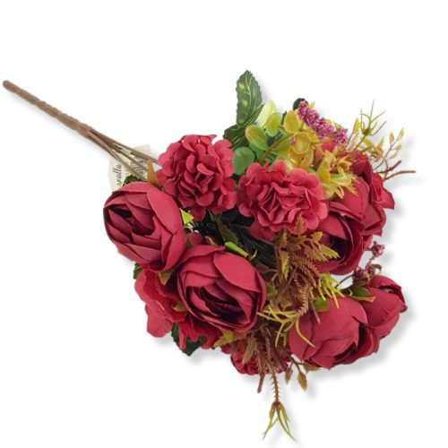 Vegyes csokor bordó