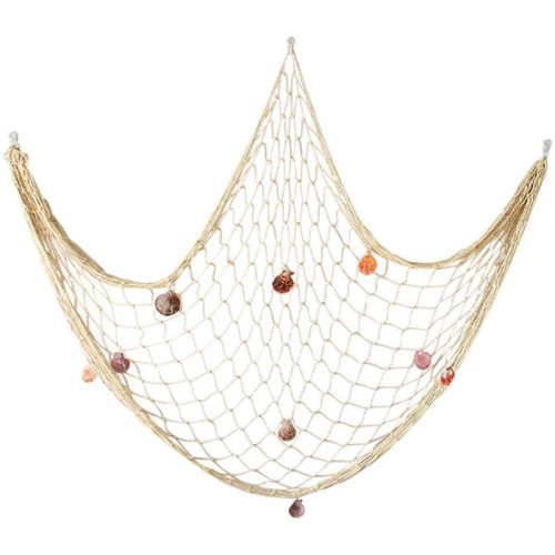 Dekorációs halászháló - natúr 150x200cm