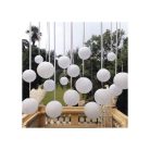 Papír lampion fehér 20cm