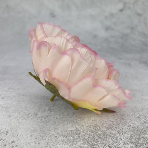 Bazsarózsa fej - cirmos rózsaszín