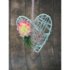 Dália fej - rózsaszín krém 4db/csomag