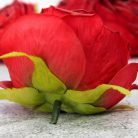 Százlevelű rózsa fej - bordó 4db/csomag