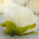 Százlevelű rózsa fej - krém 4db/csomag