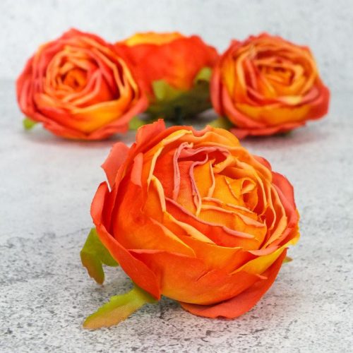 Százlevelű rózsa fej - napsárga 4db/csomag