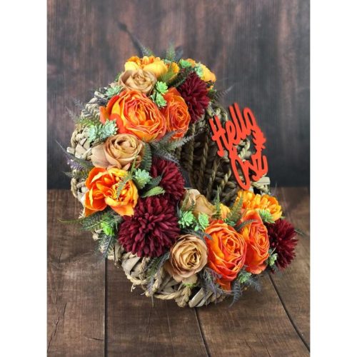 Százlevelű rózsa fej - napsárga 4db/csomag