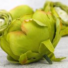 Százlevelű rózsa fej - világoszöld 4db/csomag