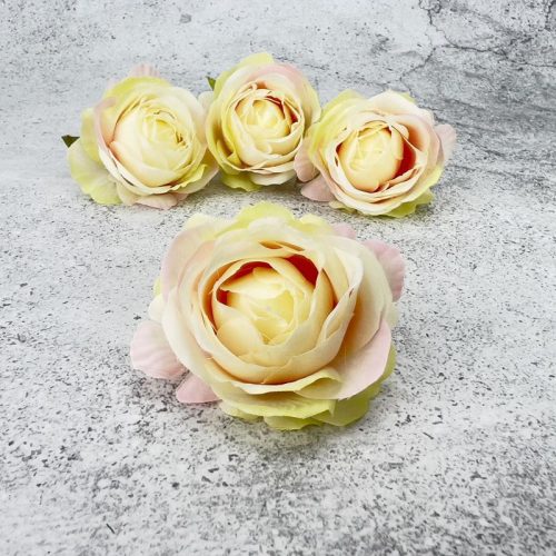 Rózsa fej - cirmos krém 4db/cs