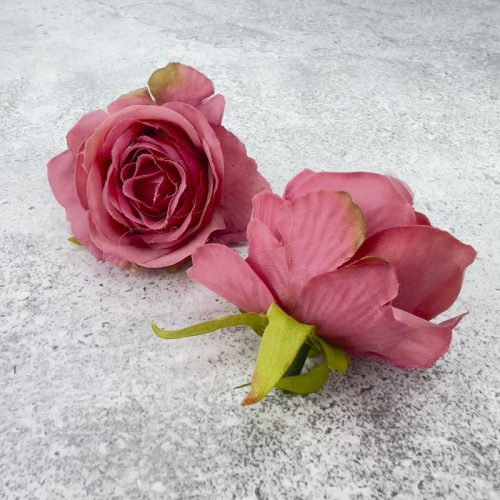 Rózsa fej - sötét rózsaszín 4db/cs