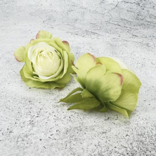 Rózsa fej - világoszöld 4db/cs
